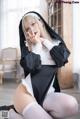 Coser@白烨 Vol.044: 禁x欲修女 (77 photos )