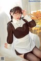 Coser@周叽是可爱兔兔 Vol.036: 眼镜女仆 (36 photos )