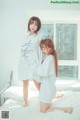 BoLoli 2017-04-07 Vol.042: Models Xia Mei Jiang (夏 美 酱) and Liu You Qi Sevenbaby (柳 侑 绮 Sevenbaby) (51 photos)
